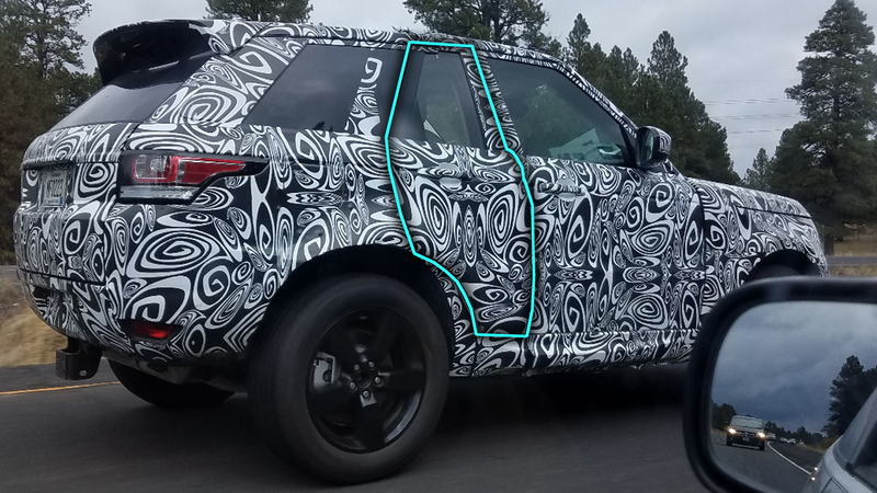 Illustration for article titled What the Hell Is Going on With This Stumpy Range Rover Prototype?